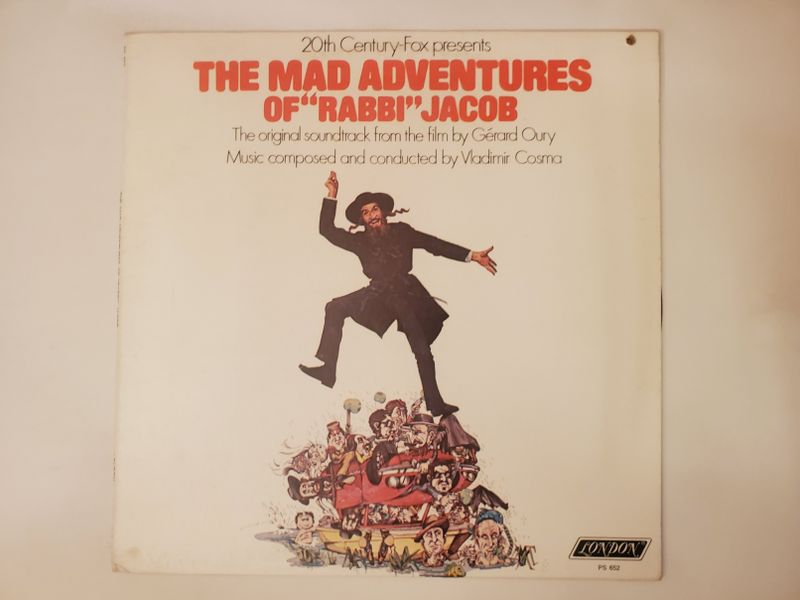Vladimir Cosma The Mad Adventures of 'Rabbi' Jacob (Original Soundtrack from the Film) vinyl record